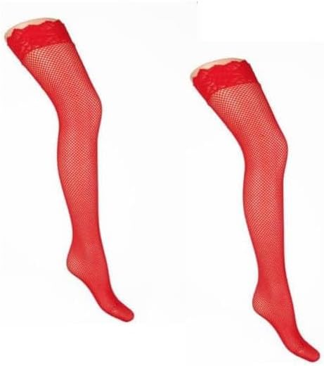 Fishnet holdups Silicon Lace Top Stocking