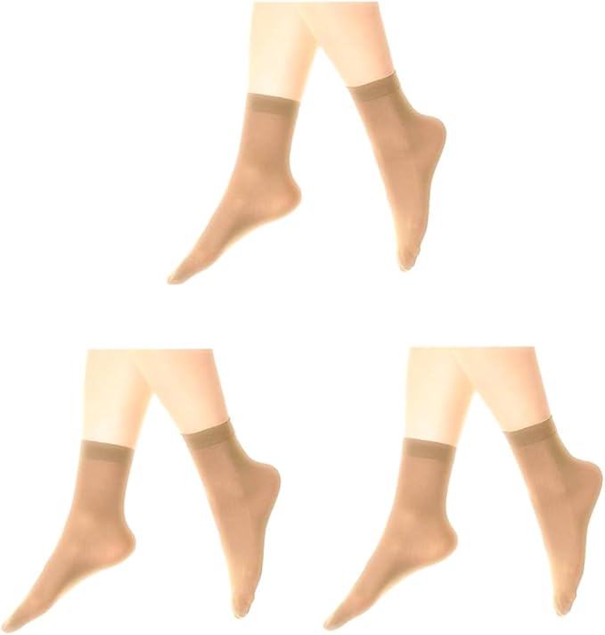 3 pair Soft Opaque Anklet Socks