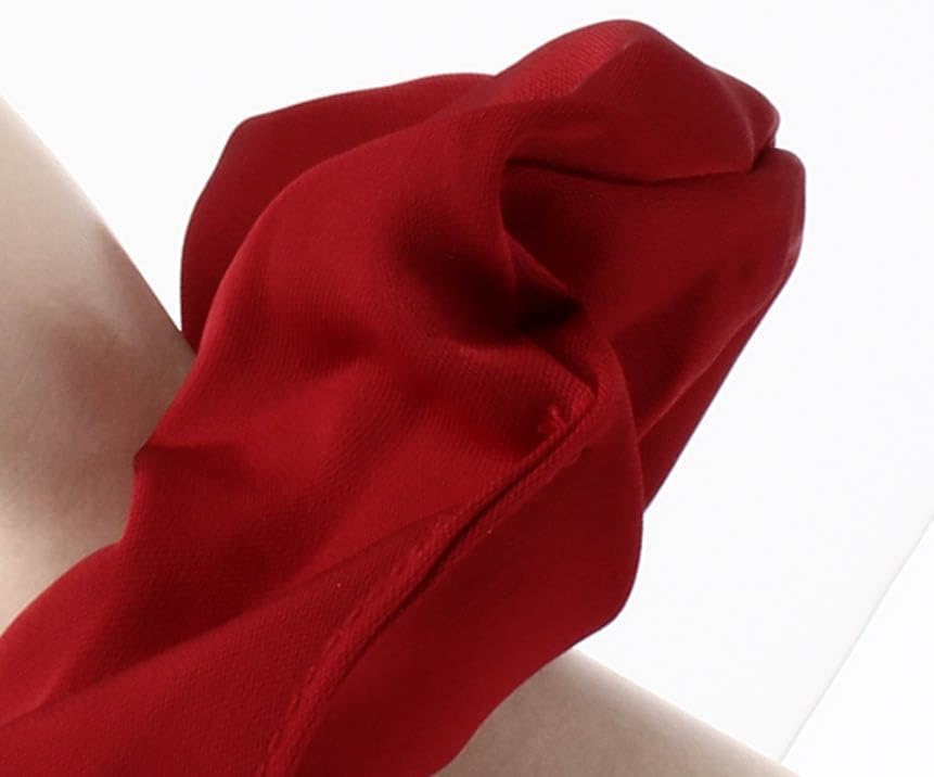Large luxurious satin hair tie