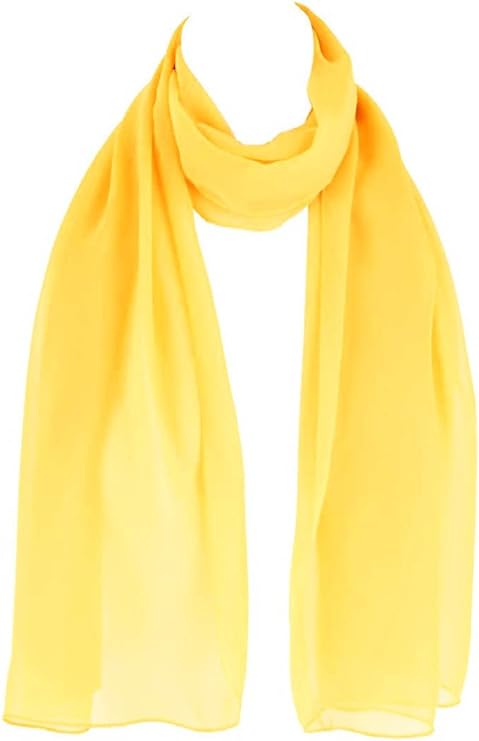 Classy plain chiffon scarf