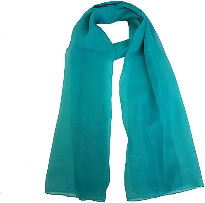 Classy plain chiffon scarf