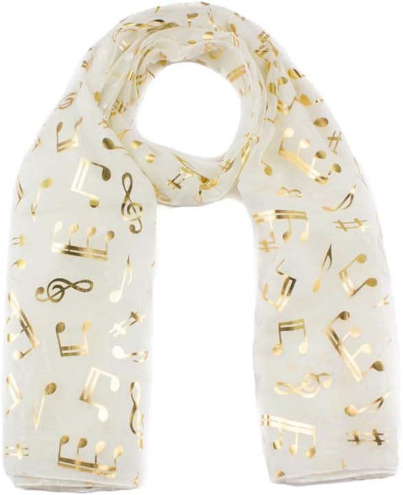 musical notes Lightweight scarf