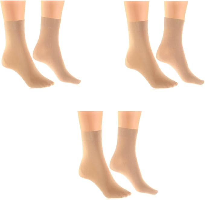 3 pair Soft Opaque Anklet Socks
