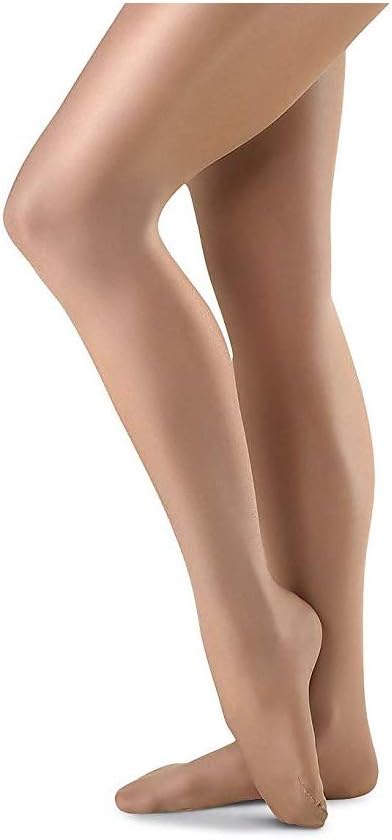 Ultra shimmery soft opaque footed tight