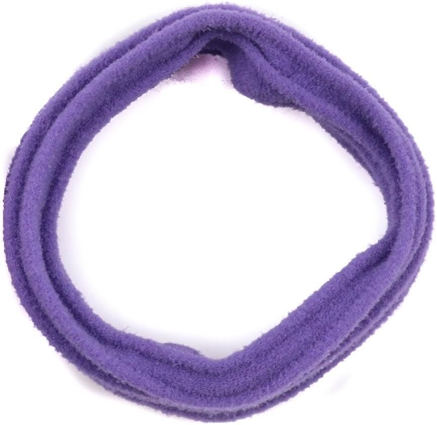 8pcs ribbed ponytail bands