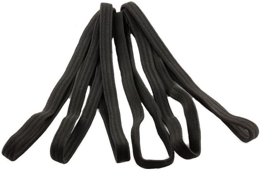 Pack of 6 unisex elastic bands 10mm (1cm)