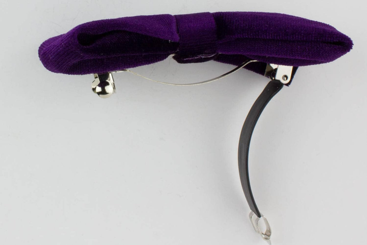 Pair of velvet bow hair clip