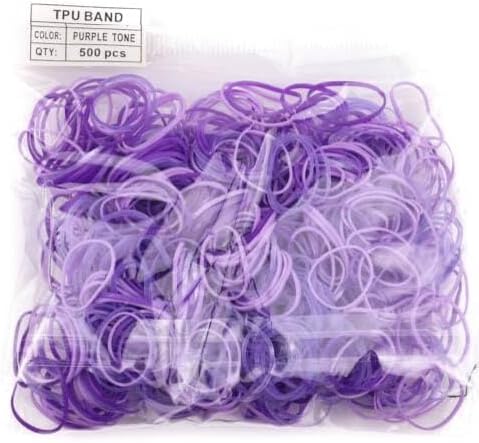500pcs Mini hair elastic bands