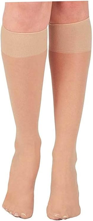 3 pair soft Opaque Knee High Socks