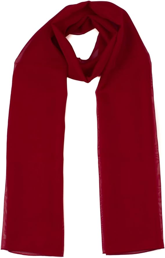 Classy plain chiffon scarf