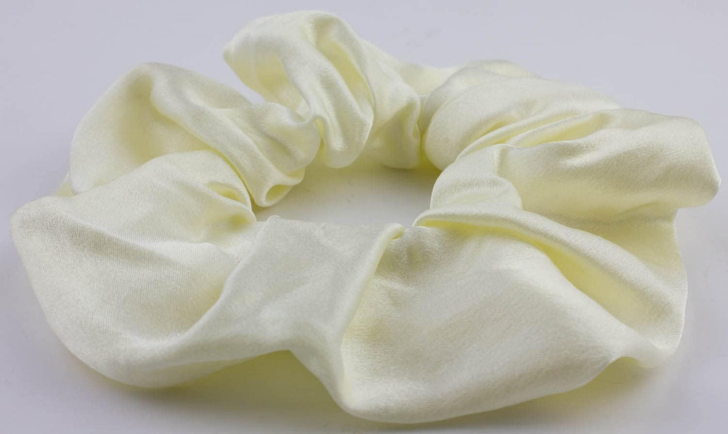 Large pure silk scrunchies