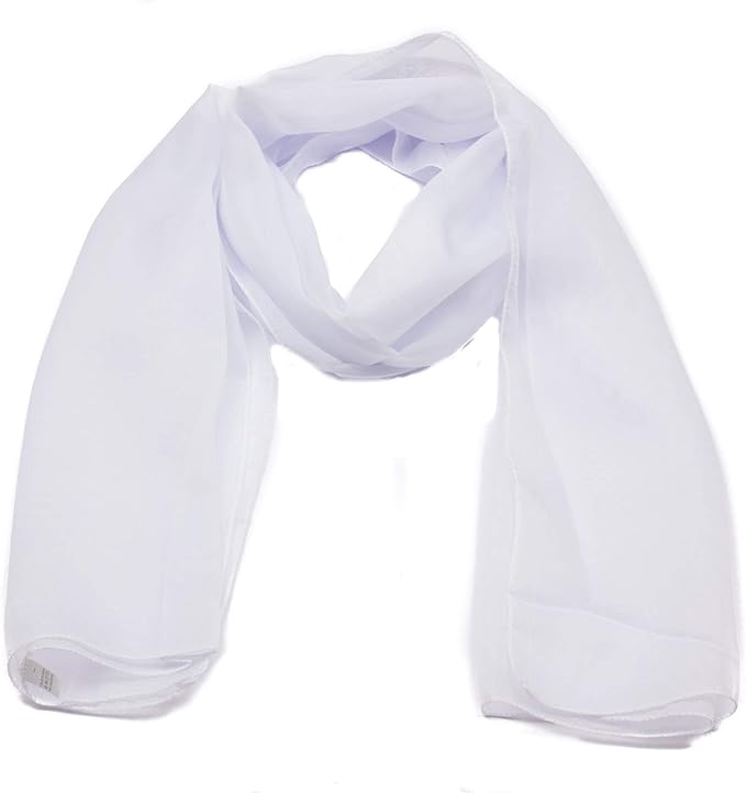 Classy plain chiffon scarf