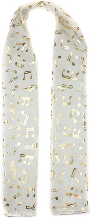 musical notes Lightweight scarf