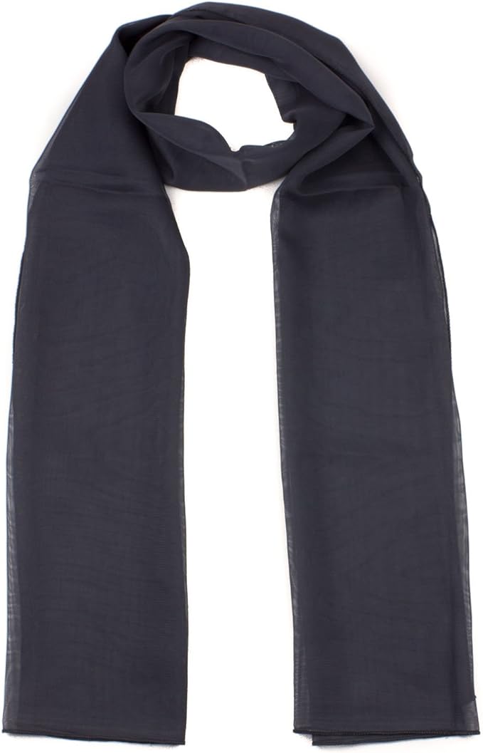 Classy plain chiffon scarf
