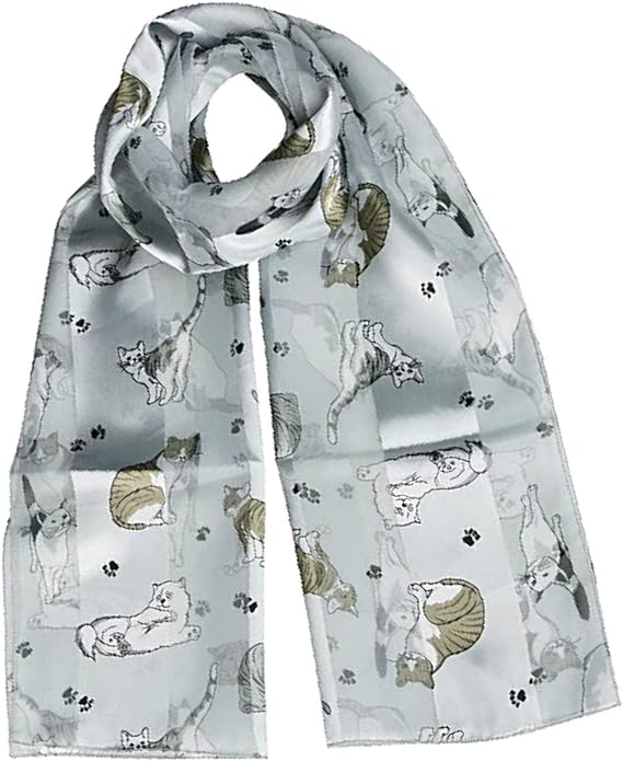 Cat printed scarves