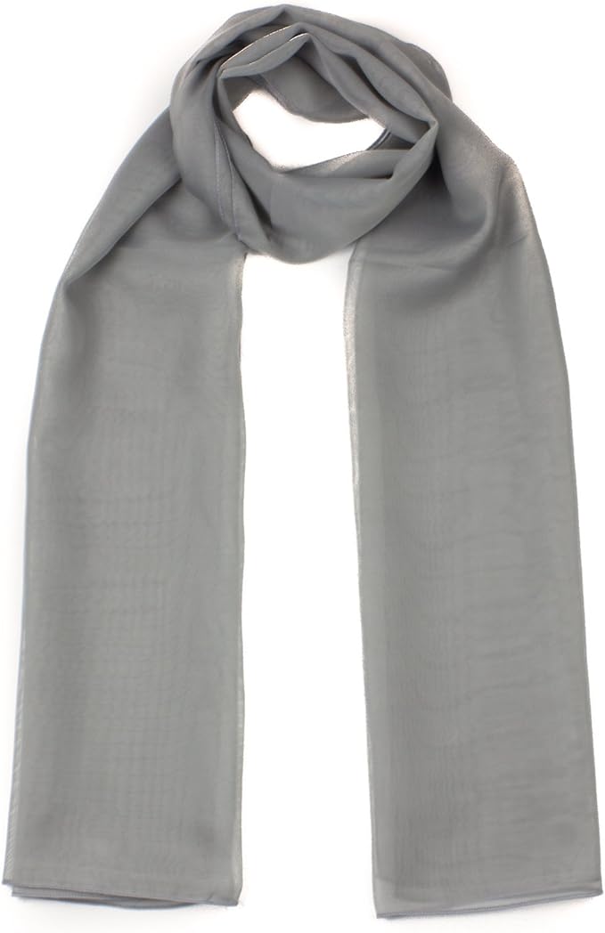 Classy plain chiffon scarf