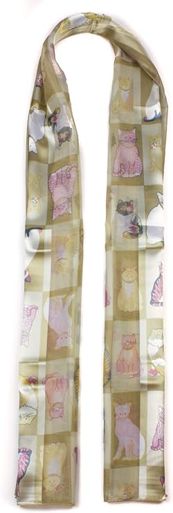 Cat printed scarves