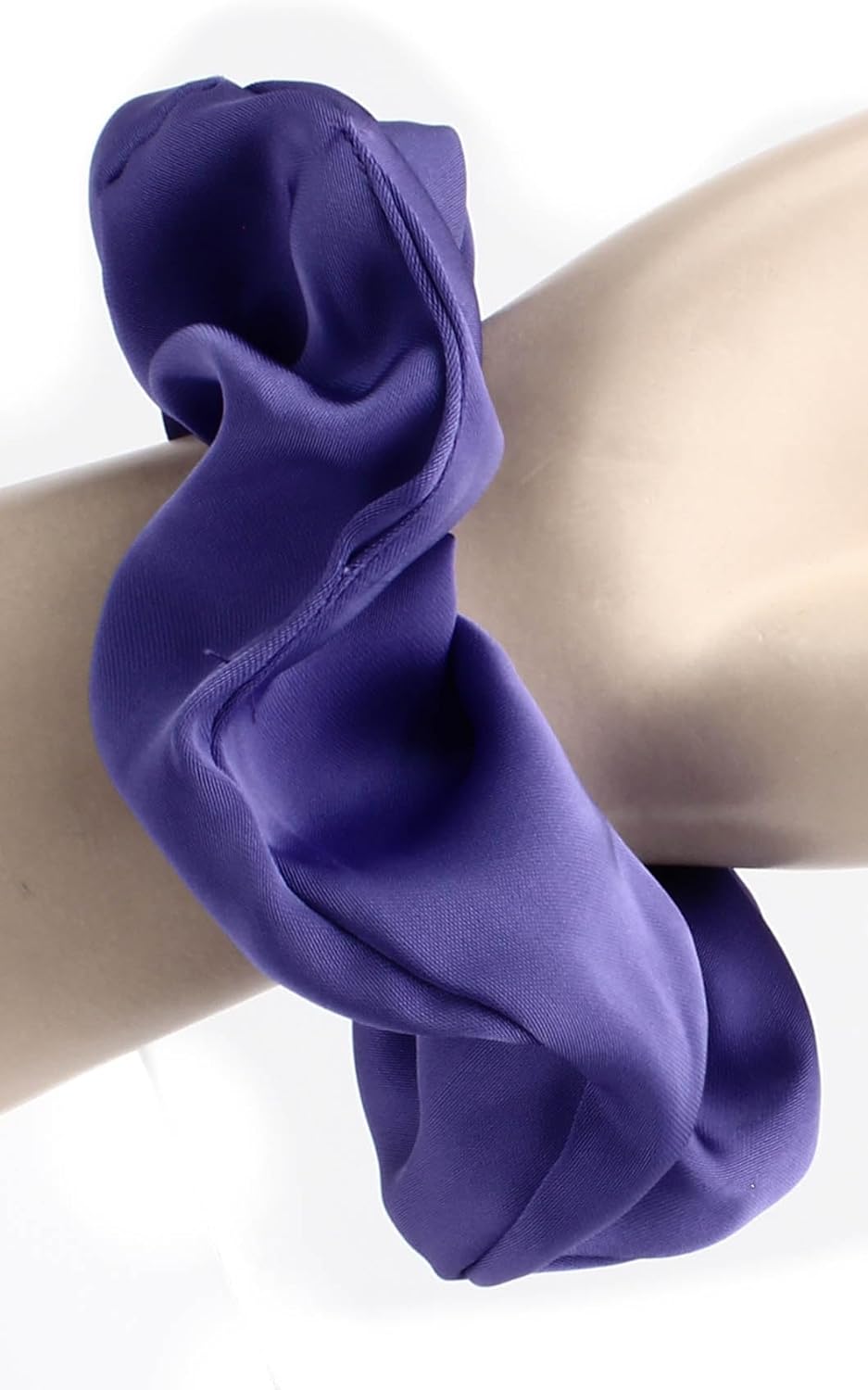 Large luxurious satin hair tie
