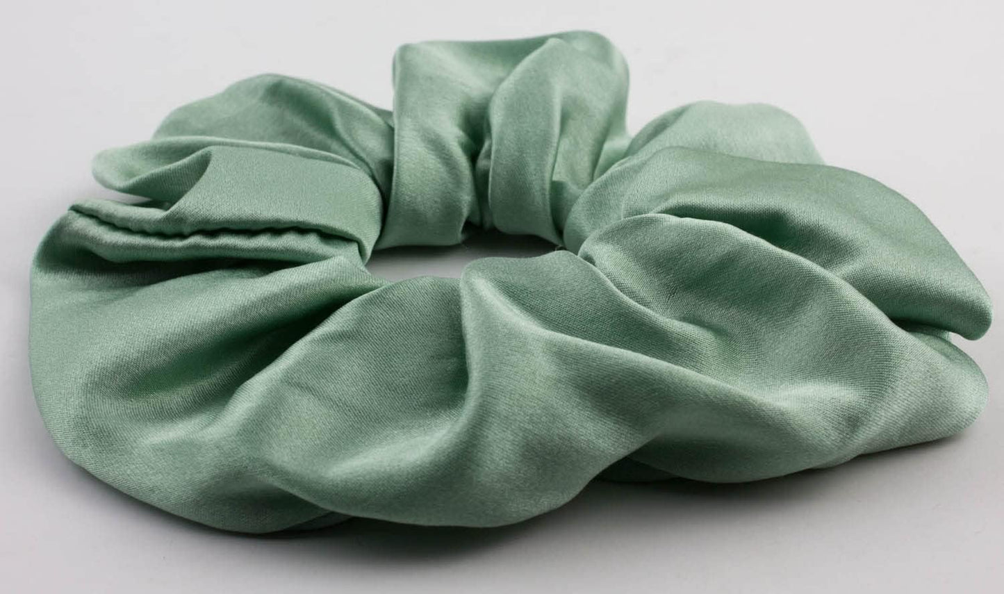 Large pure silk scrunchies