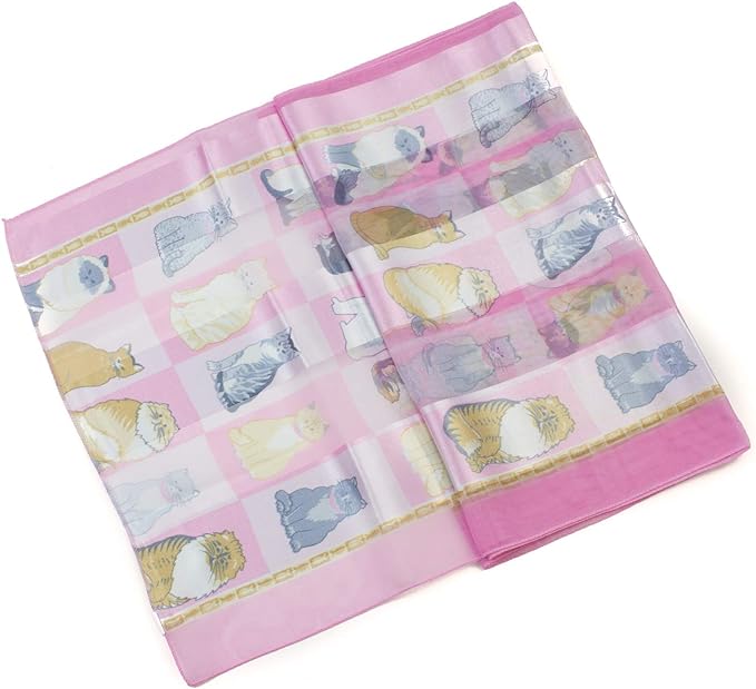 Cat printed scarves