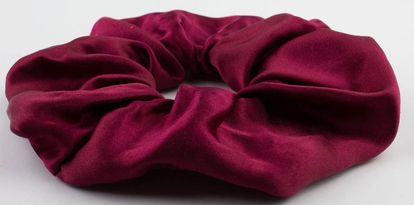 Large pure silk scrunchies