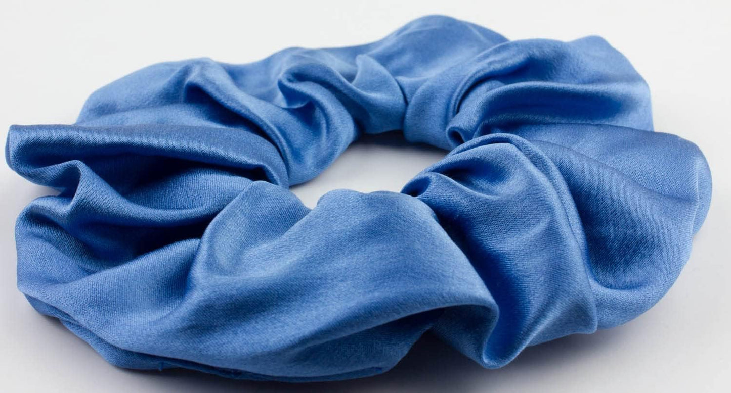 Large pure silk scrunchies