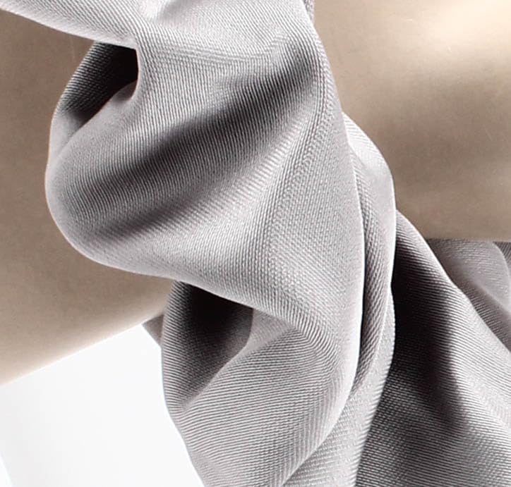 Large luxurious satin hair tie