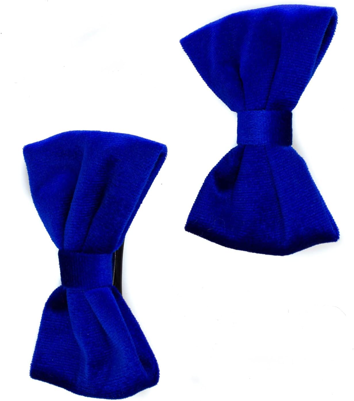 Pair of velvet bow hair clip