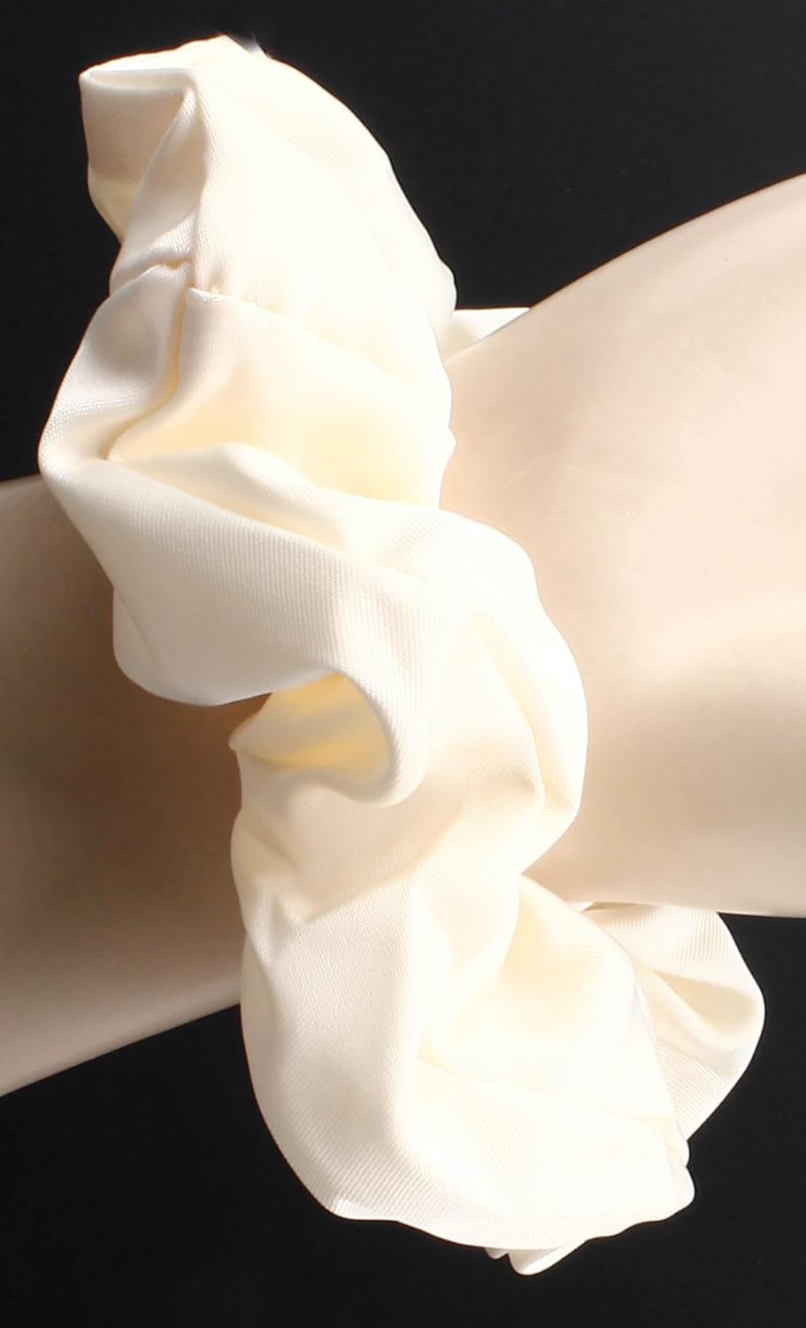 Large luxurious satin hair tie