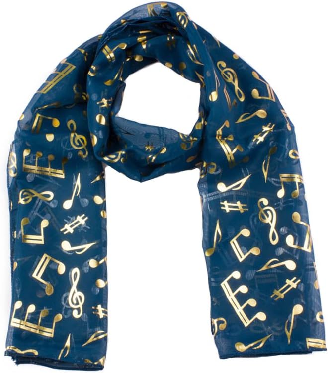 musical notes Lightweight scarf