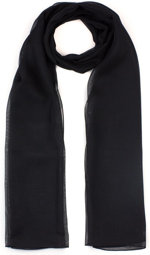 Classy plain chiffon scarf