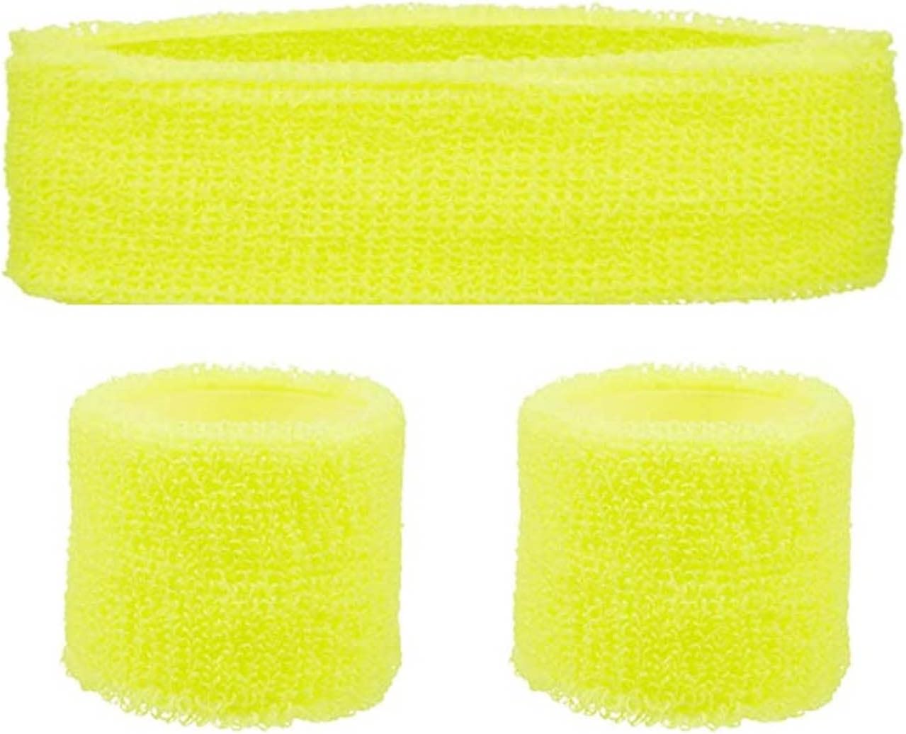 Sweatbands Headband Wristband Set