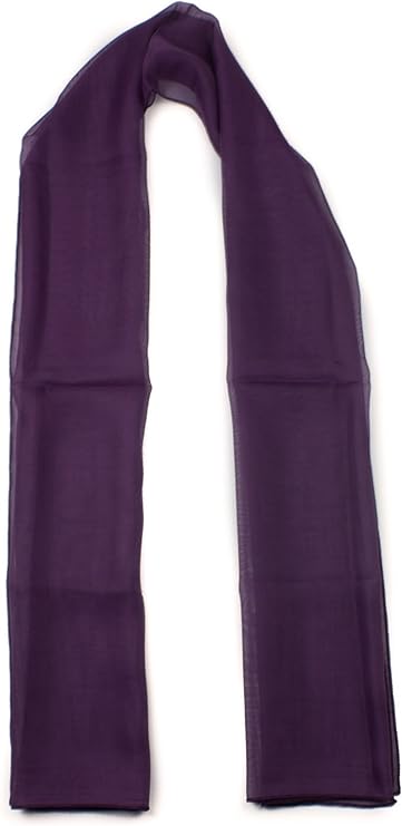 Classy plain chiffon scarf