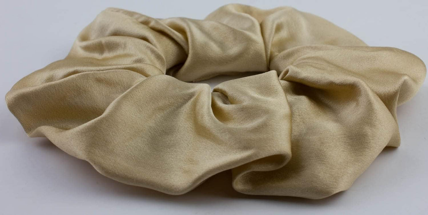 Large pure silk scrunchies