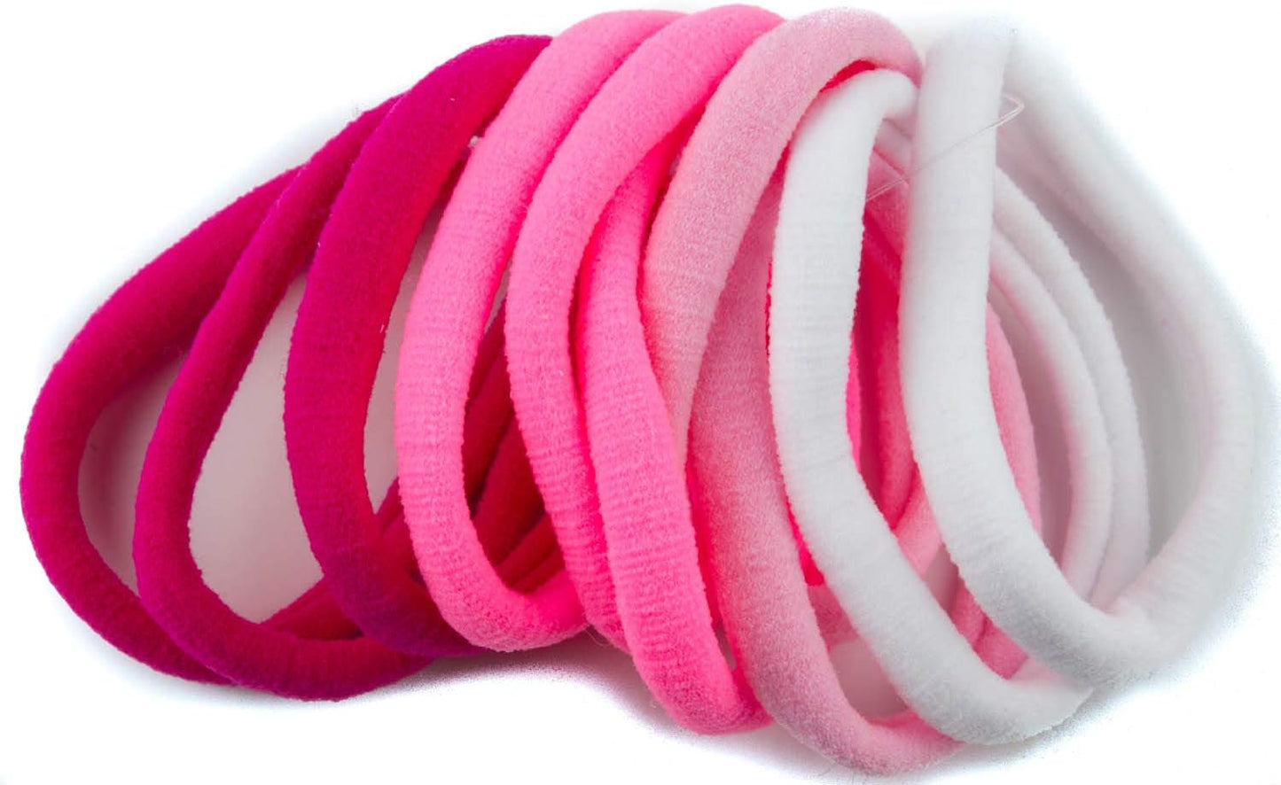 Set of 10pcs plain jersey large elastic