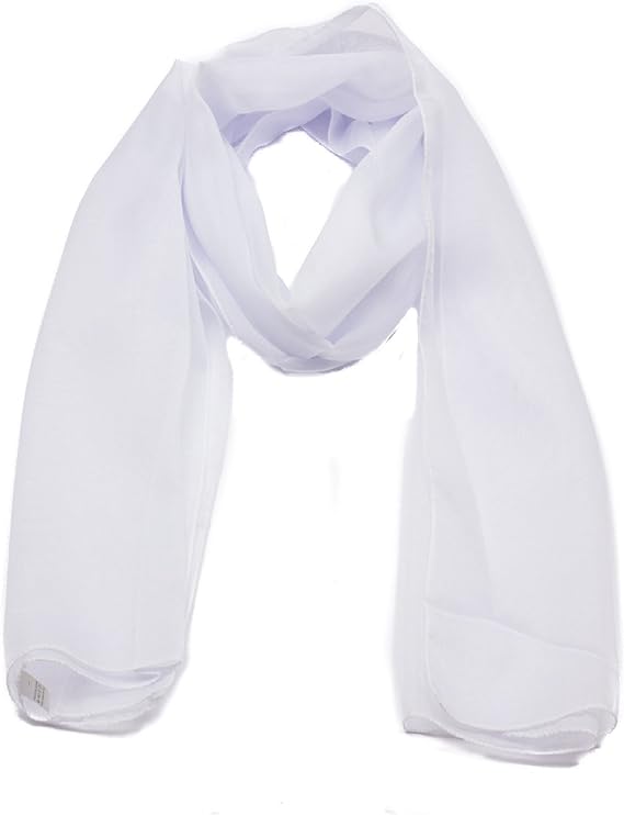 Classy plain chiffon scarf