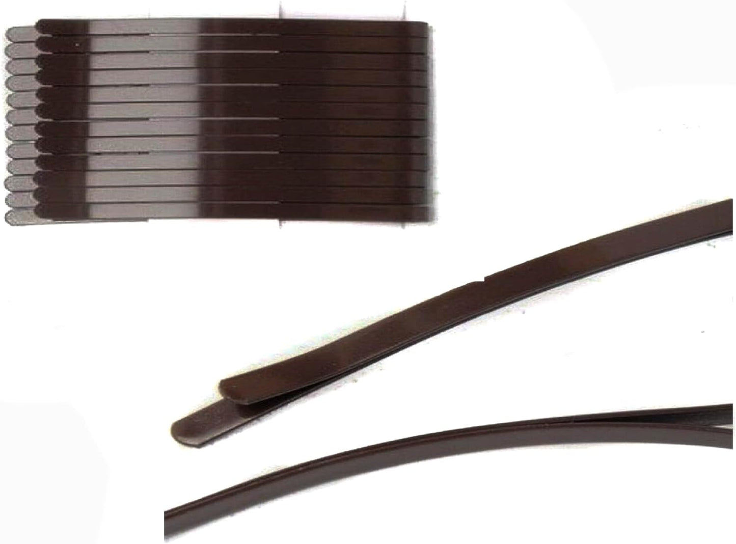 Pack of 12 jumbo bobby curvy pins-8cm