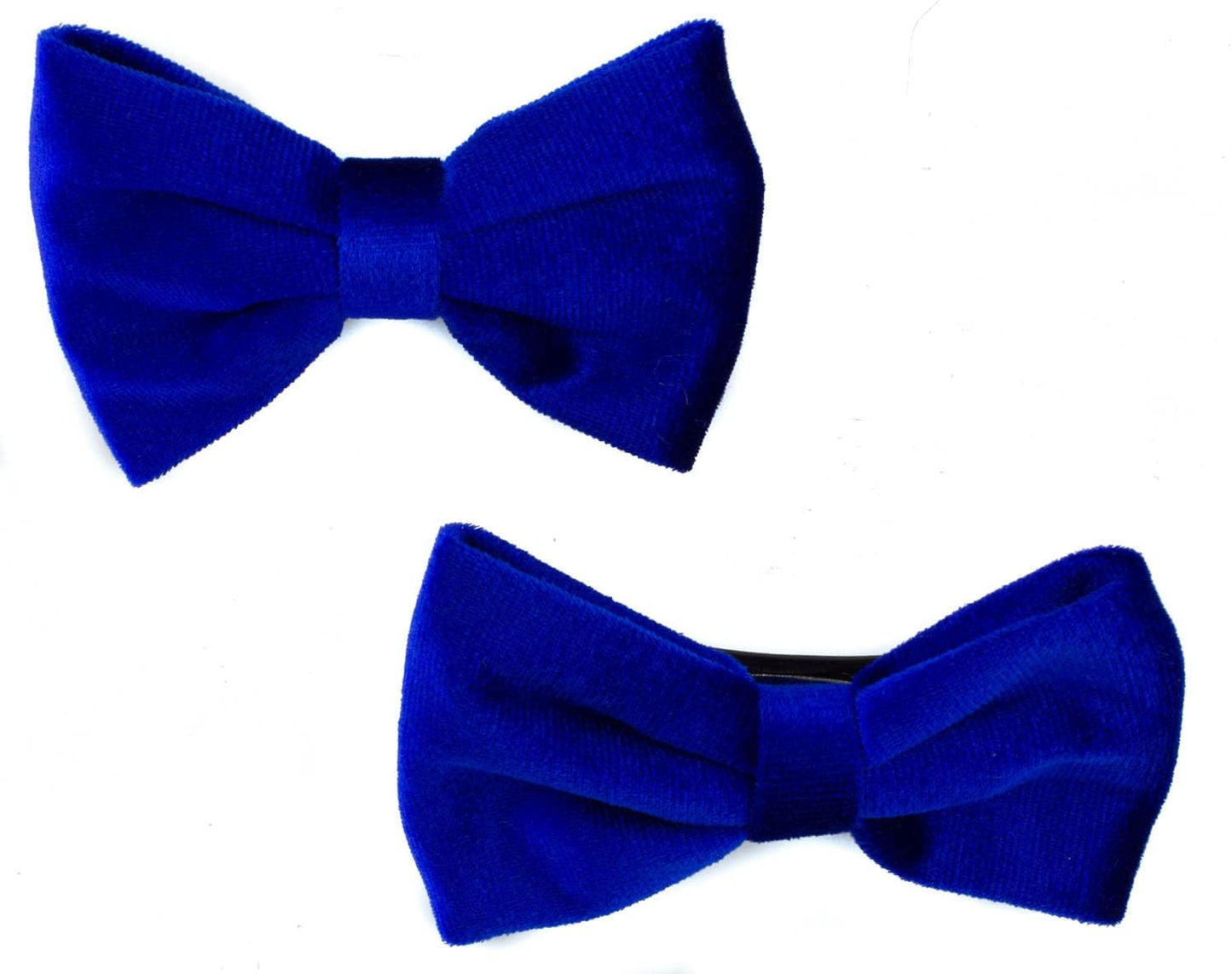 Pair of velvet bow hair clip
