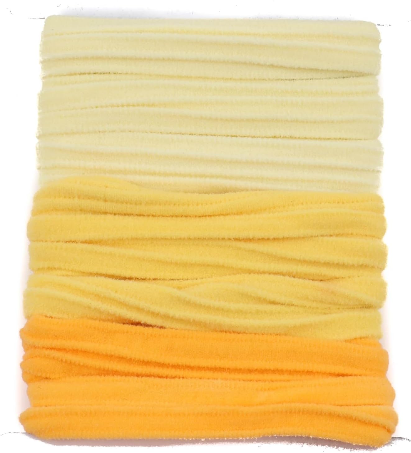 8pcs ribbed ponytail bands