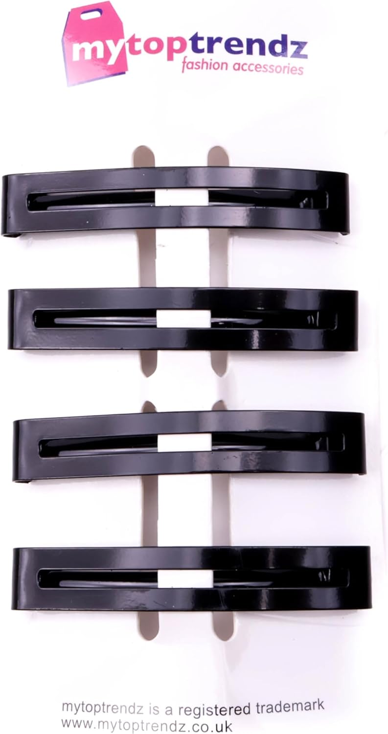 Pack of 4 slim Barrette Hair clip