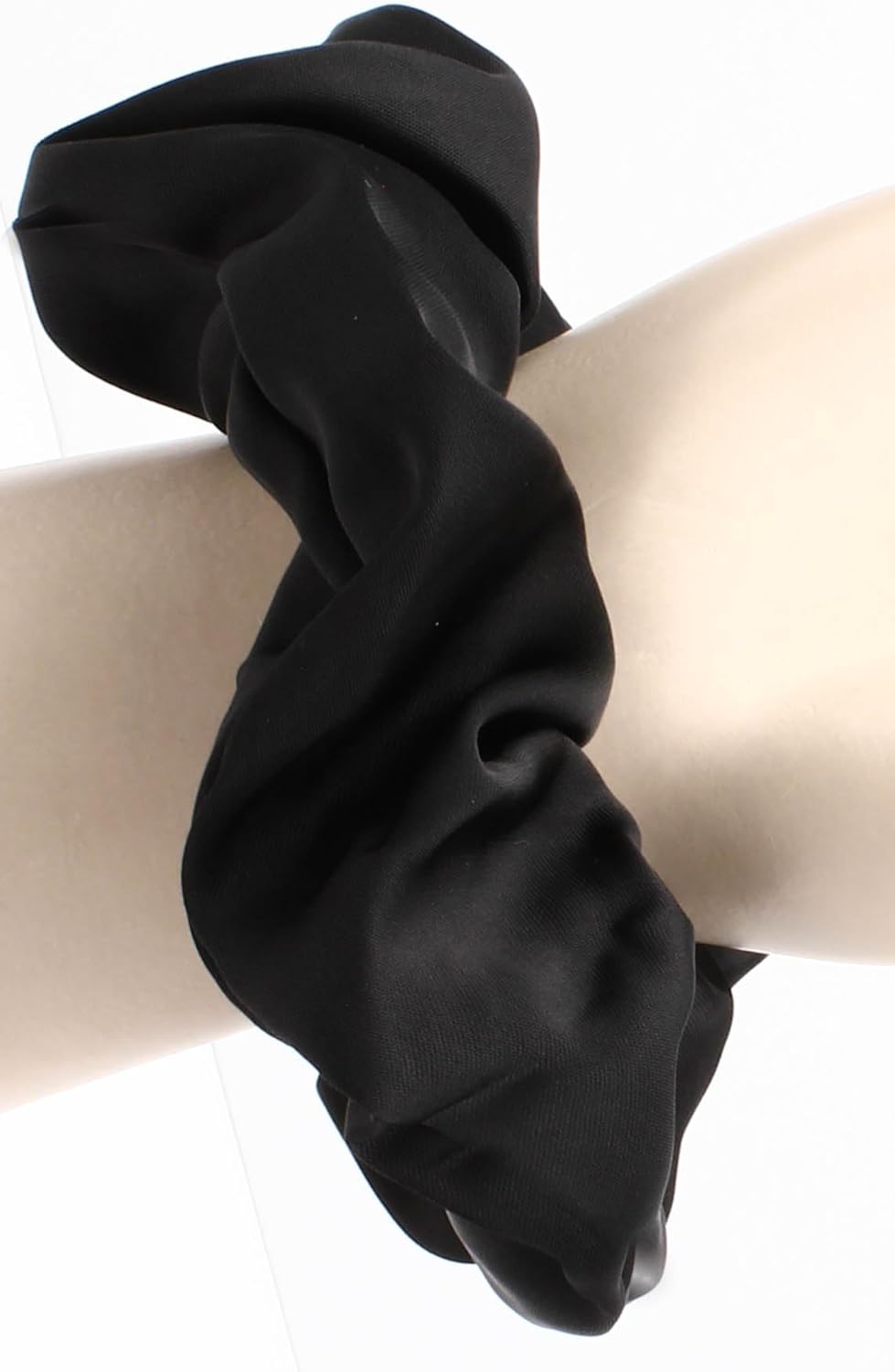 Large luxurious satin hair tie