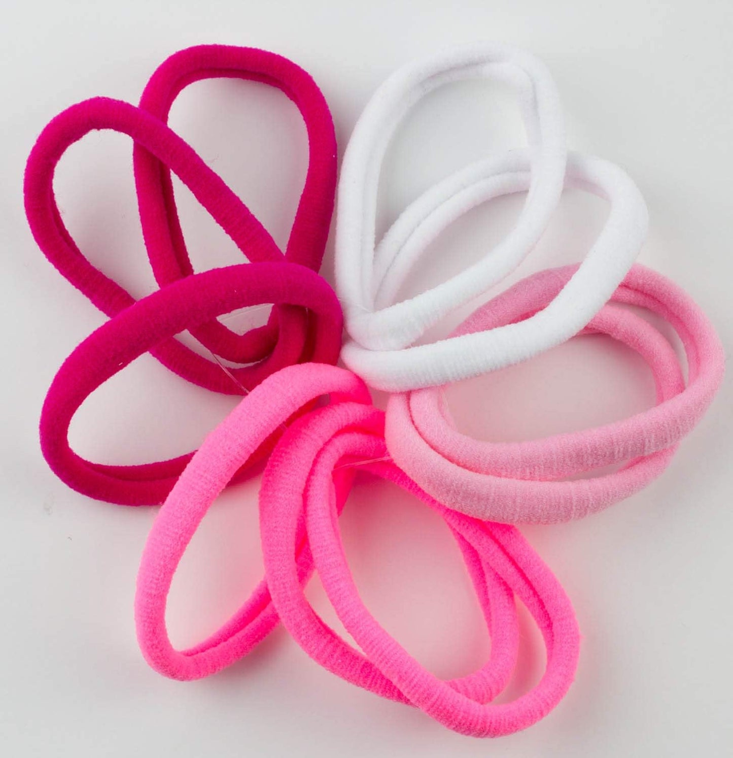 Set of 10pcs plain jersey large elastic