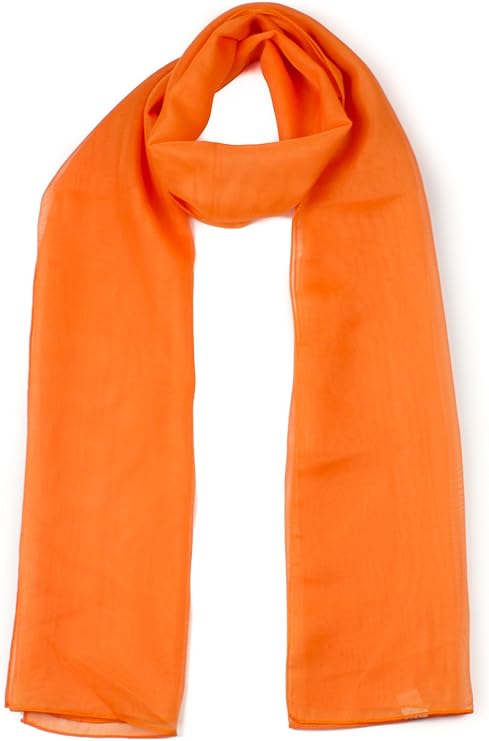 Classy plain chiffon scarf