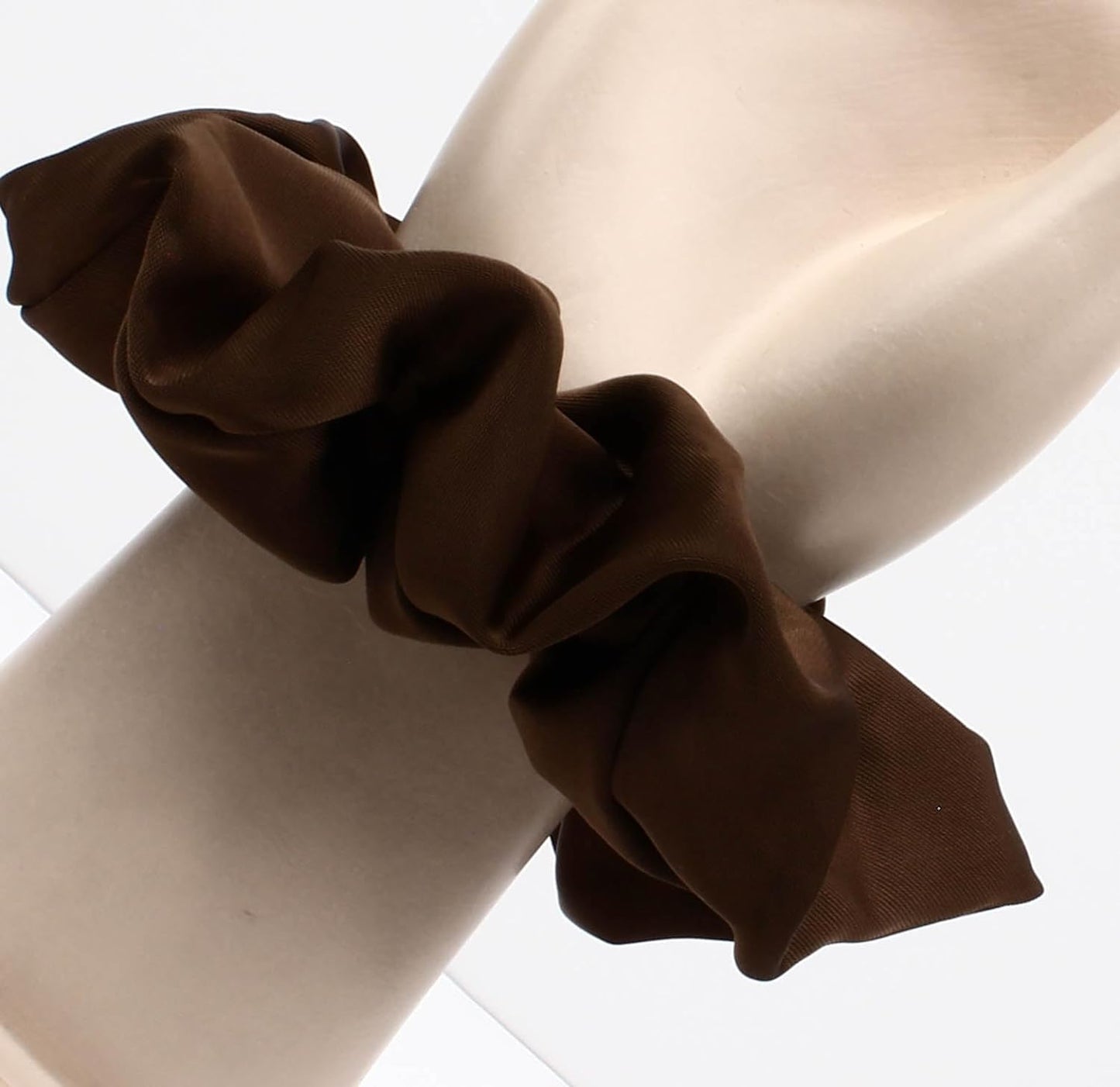 Large luxurious satin hair tie