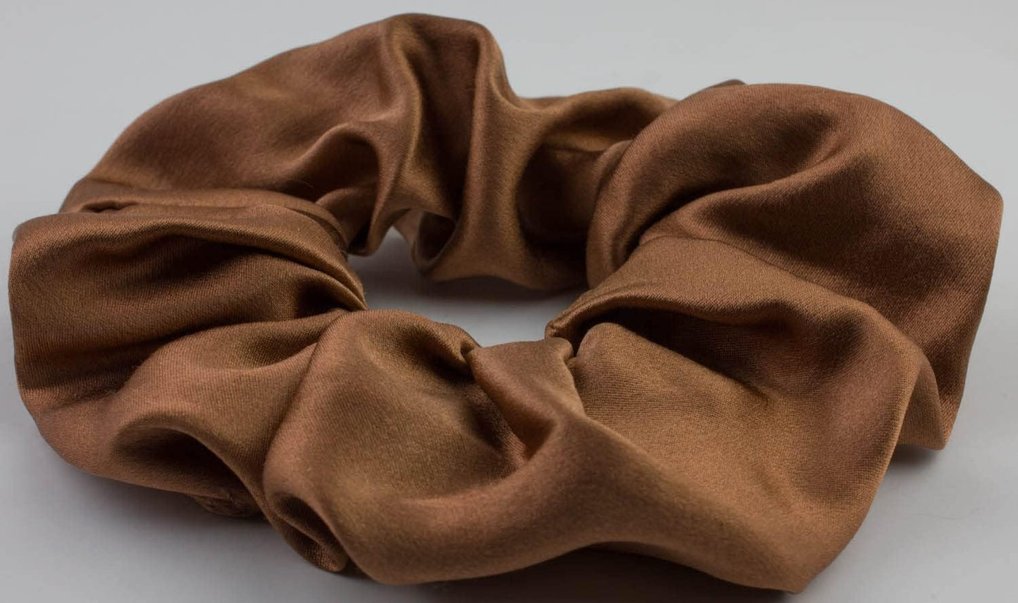 Large pure silk scrunchies