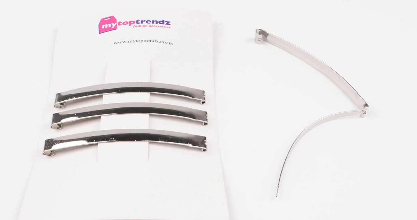 4pcs Single Bar Barrettes