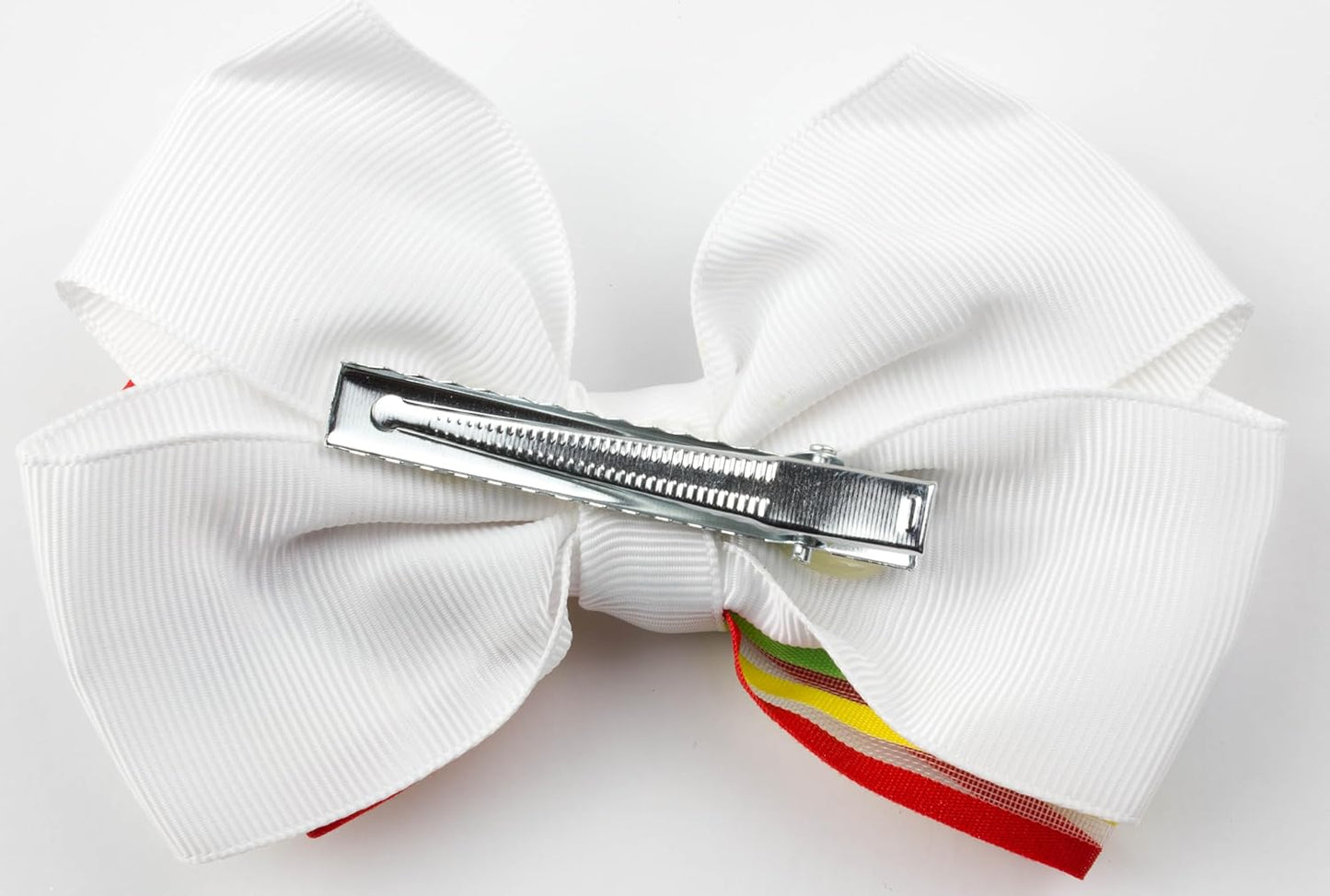 Rainbow strip bow clip
