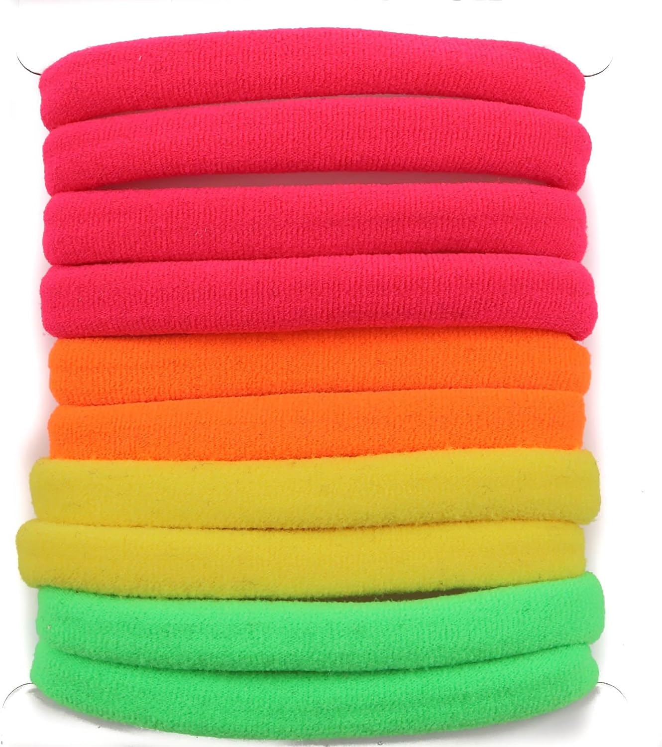 Set of 10pcs plain jersey large elastic