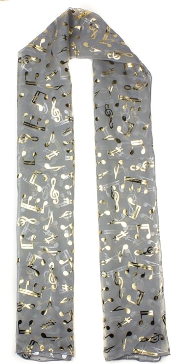 musical notes Lightweight scarf