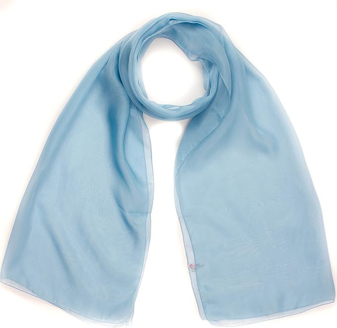 Classy plain chiffon scarf